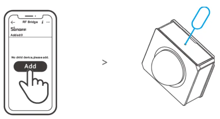 SONOFF PIR3-RF 433MHz Motion Sensor - adding
