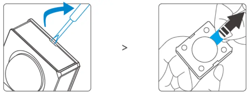 SONOFF PIR3-RF 433MHz Motion Sensor - battery insulation sheet
