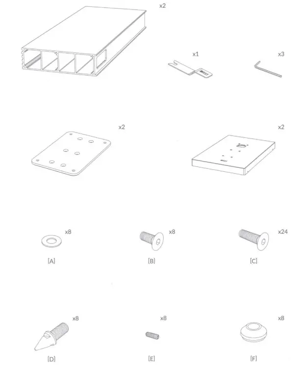 KEF S3 Speaker Floor Stand - Floor