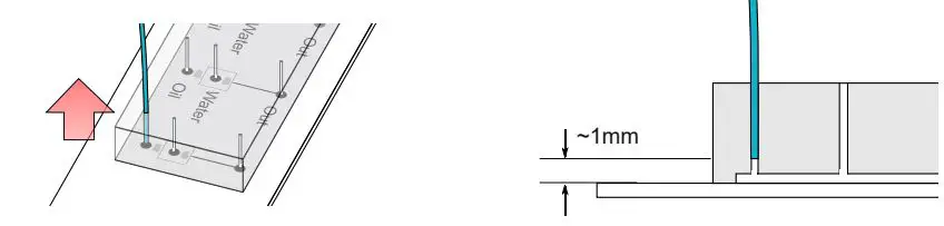 FLUIGENT Droplet Starter Pack User Guide - Pull the tubing up gently for about 1mm