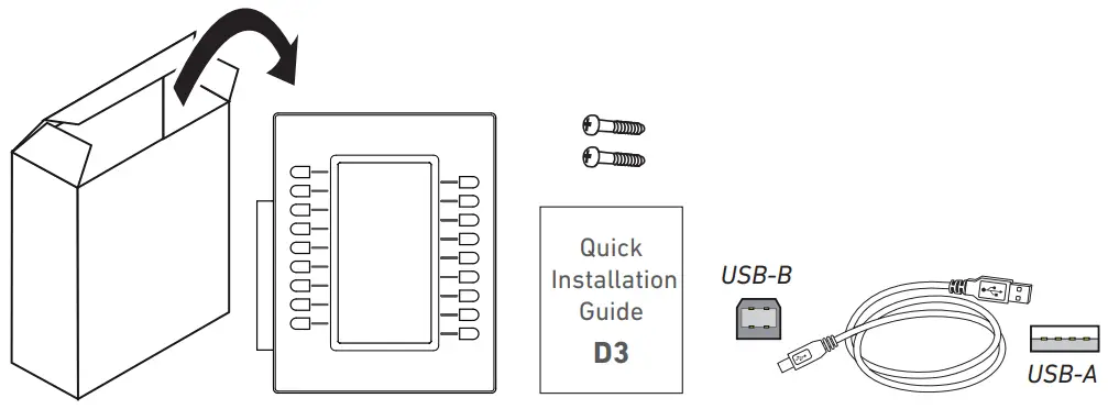 snom D3 Expansion Module - Delivery