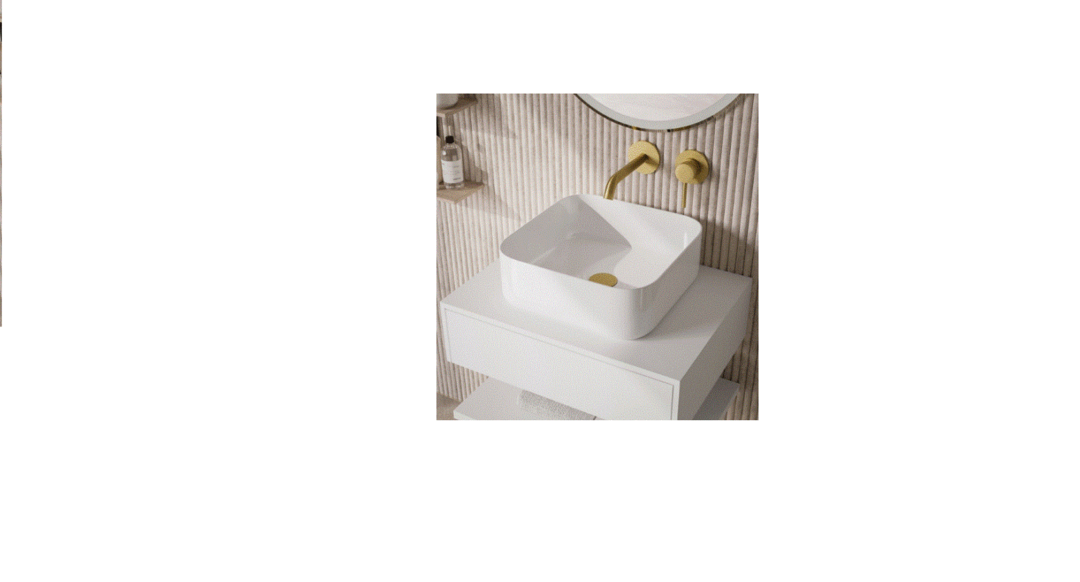Dover 385mm Square Small Countertop Basin User Manual