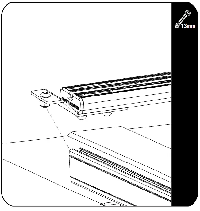 FRONT RUNNER KVRP009T Slimpro Van Rack Kit 19