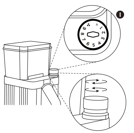 MOCCAMASTER KM5 Coffee Grinder - Adjustment Knob