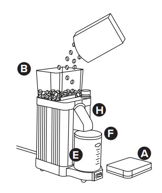 MOCCAMASTER KM5 Coffee Grinder - Glass Grounds