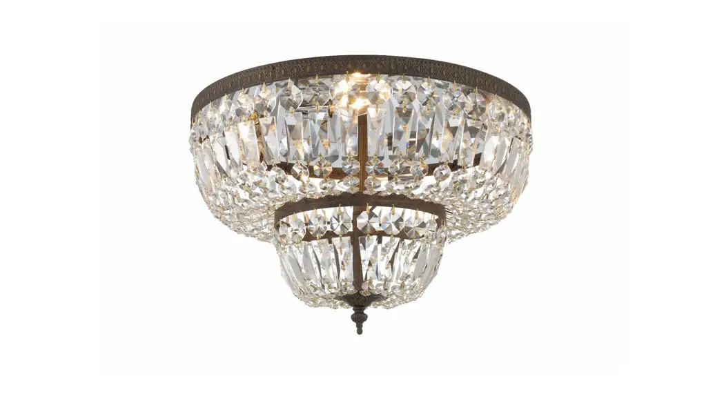 Crystorama 718-eb-cl-s Four Light Ceiling Mount Instruction Manual Crystorama 718-eb-cl-s Four Light Ceiling Mount Instruction Manual