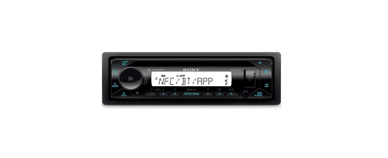 Sony Mex-m72bt Marine Cd Receiver With Bluetooth Operating Instruction