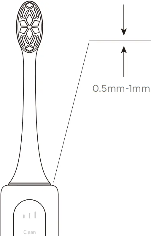 Bitvae S3 Smart Electric Toothbrush - Brushing Guidelines 2