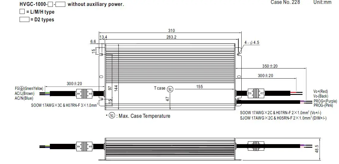 MEAN WELL-HVGC-1000-Series-1000W-Constant-Power-Mode-LED-Driver-19