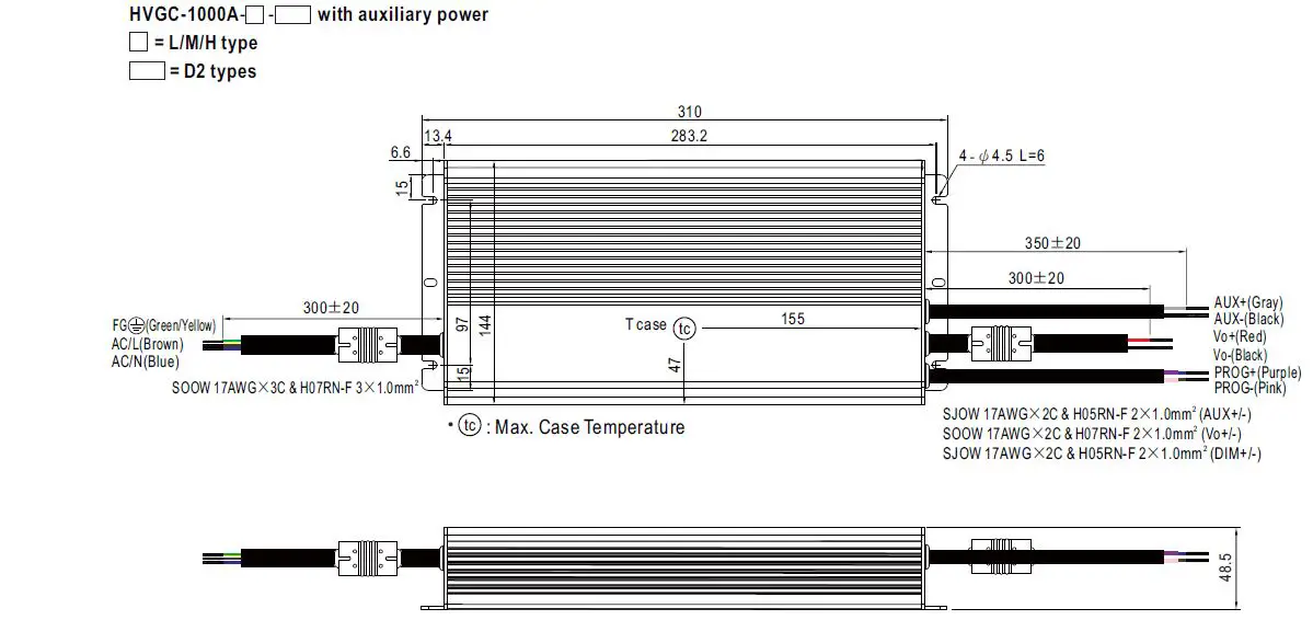 MEAN WELL-HVGC-1000-Series-1000W-Constant-Power-Mode-LED-Driver-20