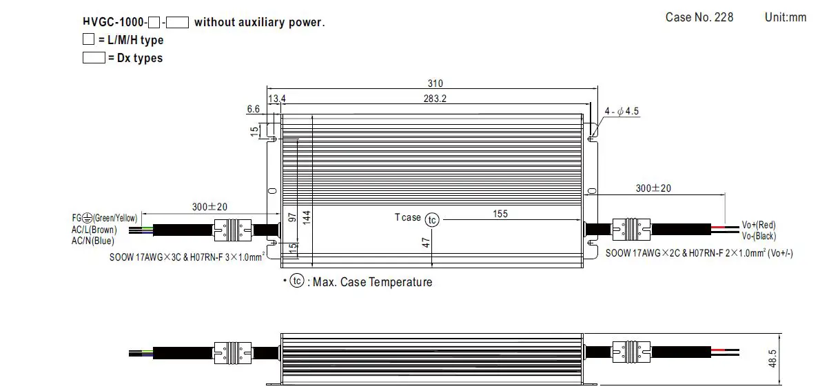 MEAN WELL-HVGC-1000-Series-1000W-Constant-Power-Mode-LED-Driver-21