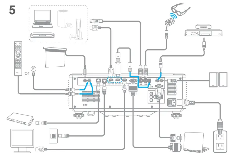 Optoma-ZU820TST-Laser-Projector-FIG-6