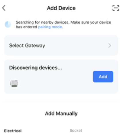 owon PC311 TY Single Phase Power Clamp - Add Device