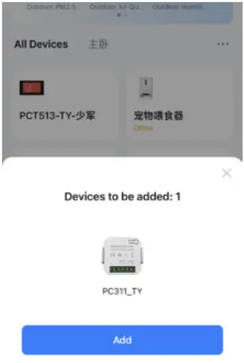 owon PC311 TY Single Phase Power Clamp - pop up