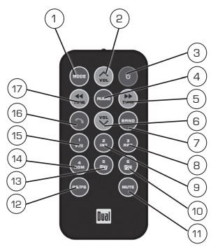 Dual-XDM17BT-AM-FM-Receiver-with-Bluetooth-OWNER'S MANUAL-7