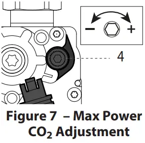Adjusting the Gas Valve at Max Power