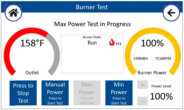 Checking/Adjusting the CO2 at Max and Min Power