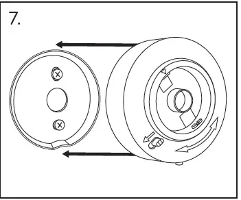 enbrighten 77235 LED Motion Sensing Towel Ring Light 9