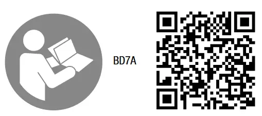 TROTEC BD7A Cross Line Laser - qr