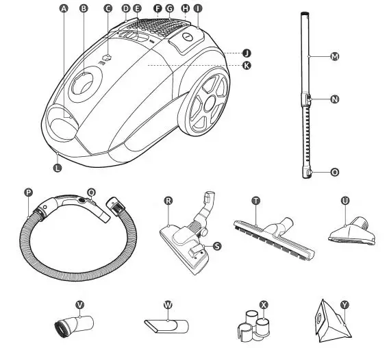 amazon-basics-B071MS9DX-Vacuum-Cleaner-with-Bag-FIG-1