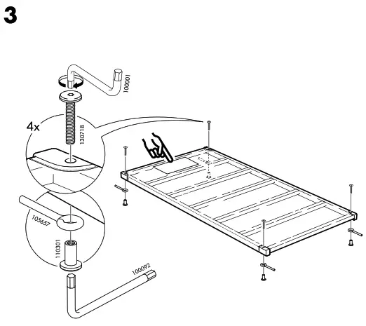 IKEA AA-1989121-4 GULLIVER Cot White - Figure4
