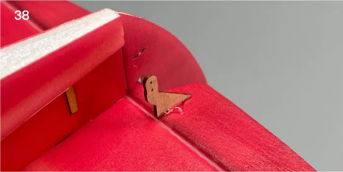 Macchi M 33 Micro Scale 4CH 400mm RC Airplane Kit - Assembly 11