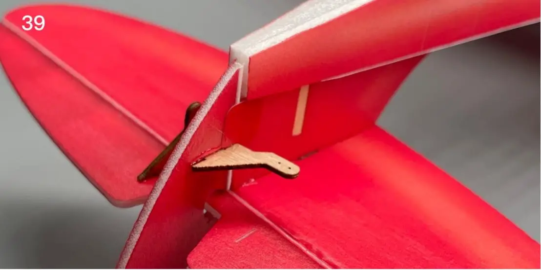 Macchi M 33 Micro Scale 4CH 400mm RC Airplane Kit - Assembly 12