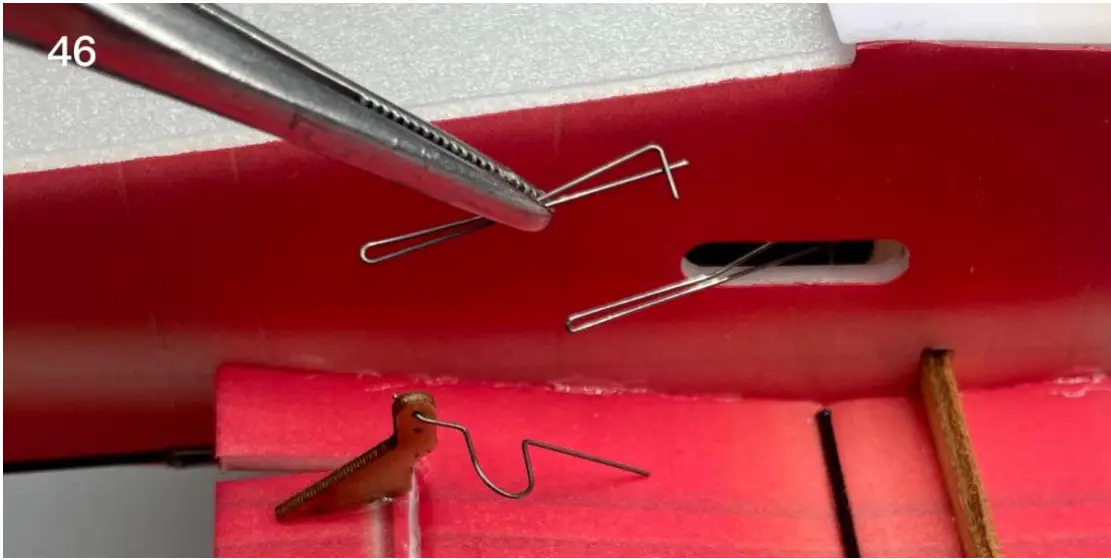 Macchi M 33 Micro Scale 4CH 400mm RC Airplane Kit - Assembly 19