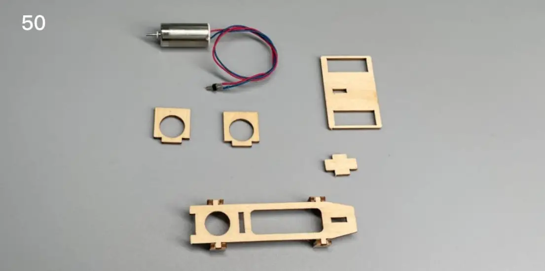 Macchi M 33 Micro Scale 4CH 400mm RC Airplane Kit - Assembly 23