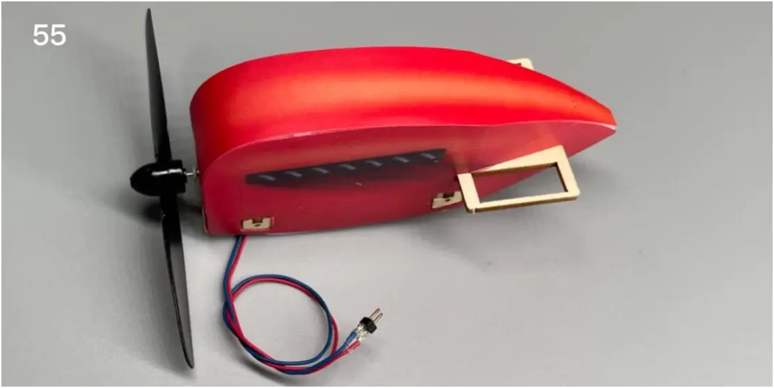 Macchi M 33 Micro Scale 4CH 400mm RC Airplane Kit - Assembly 28