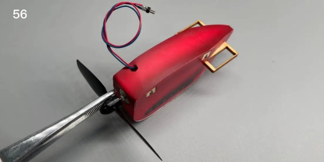 Macchi M 33 Micro Scale 4CH 400mm RC Airplane Kit - Assembly 29