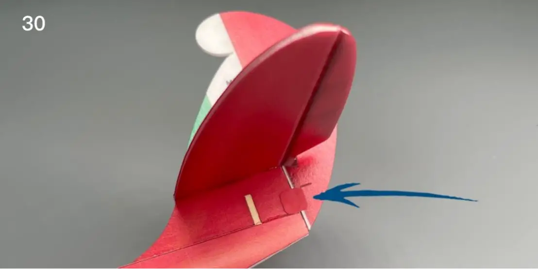 Macchi M 33 Micro Scale 4CH 400mm RC Airplane Kit - Assembly 3