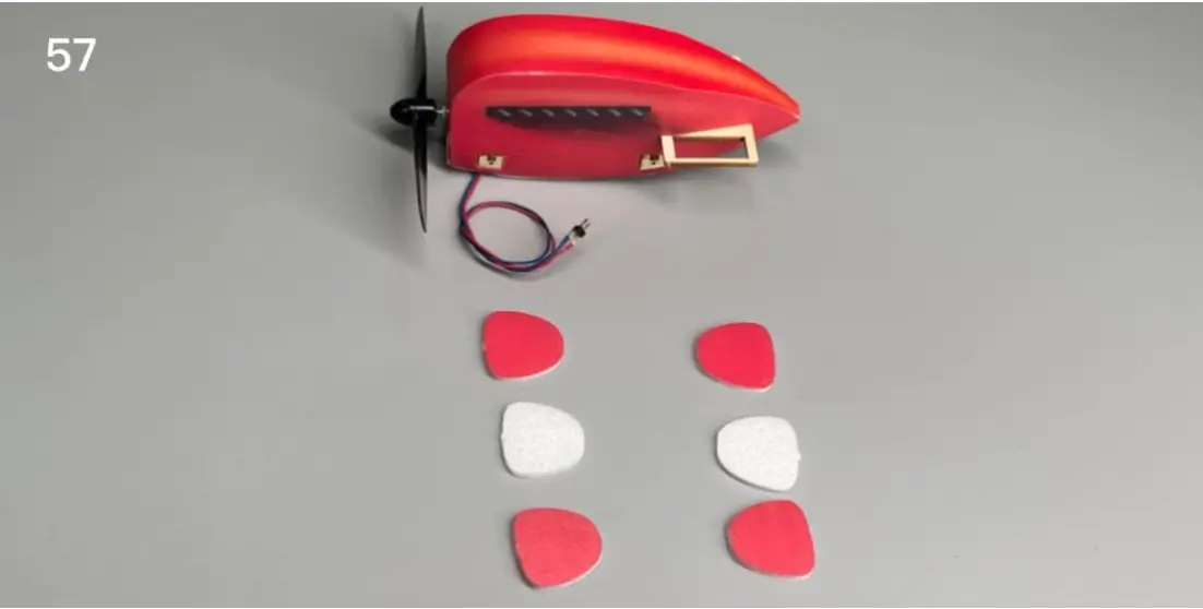 Macchi M 33 Micro Scale 4CH 400mm RC Airplane Kit - Assembly 30