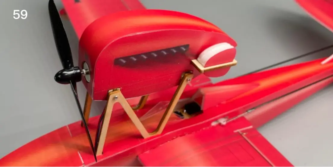 Macchi M 33 Micro Scale 4CH 400mm RC Airplane Kit - Assembly 32