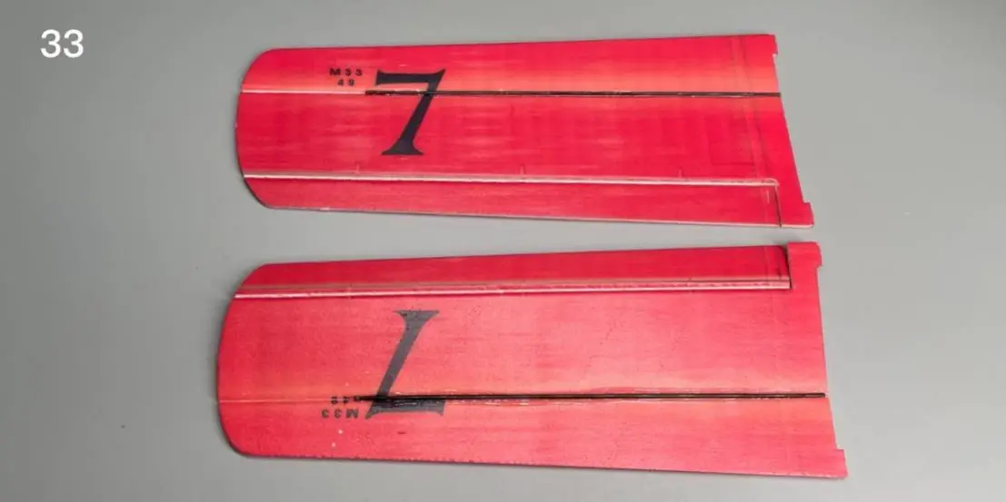 Macchi M 33 Micro Scale 4CH 400mm RC Airplane Kit - Assembly 6