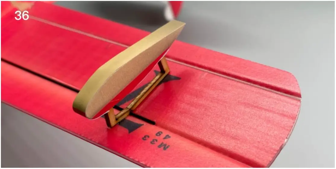 Macchi M 33 Micro Scale 4CH 400mm RC Airplane Kit - Assembly 9