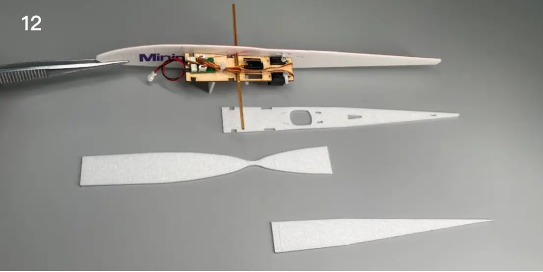Macchi M 33 Micro Scale 4CH 400mm RC Airplane Kit - bottom plate