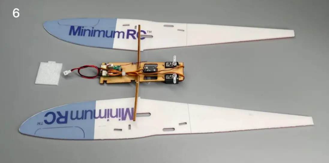 Macchi M 33 Micro Scale 4CH 400mm RC Airplane Kit - fuselage side panels