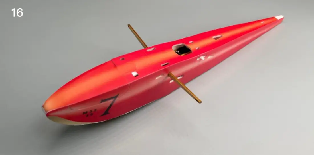 Macchi M 33 Micro Scale 4CH 400mm RC Airplane Kit - stickers