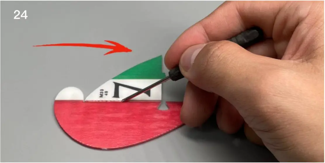 Macchi M 33 Micro Scale 4CH 400mm RC Airplane Kit - vertical tail