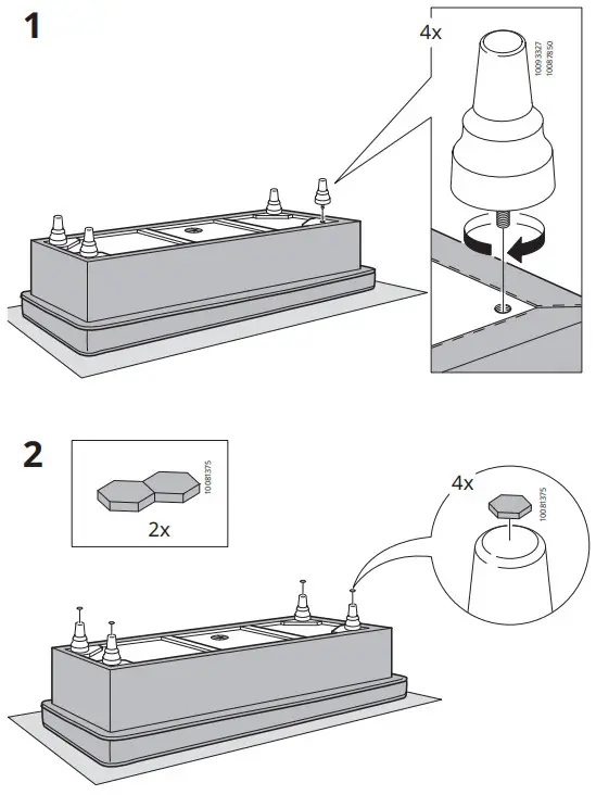 IKEA ESSEBODA Bench with Storage - Fig 1