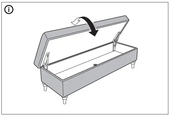 IKEA ESSEBODA Bench with Storage - Fig 2