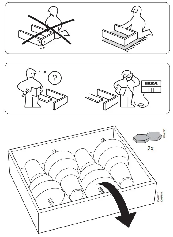 IKEA ESSEBODA Bench with Storage - Fig