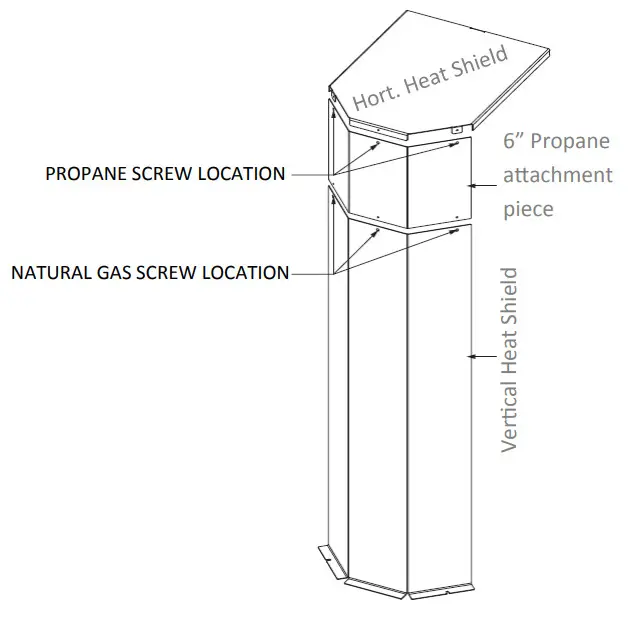 KOZY HEAT Slayton 60 Direct Vent Fireplace - CombusƟble Material Allowed 6