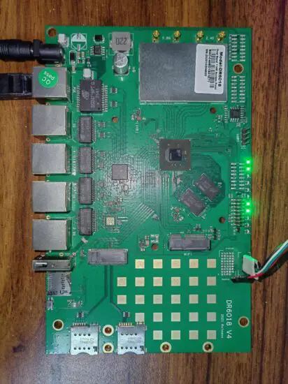 FIG 10 DR6018 UART configuration
