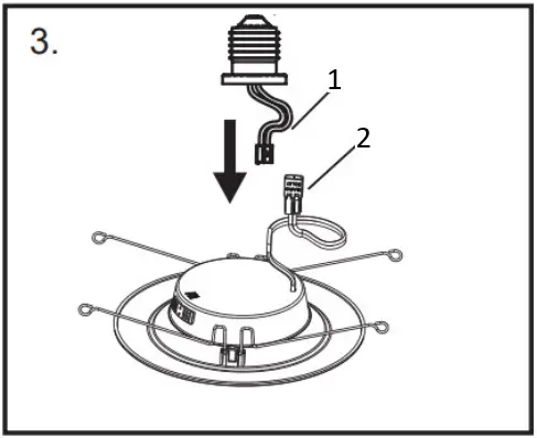 LEDone LOC-56RDL-9WMCCT Recessed Down Light A3