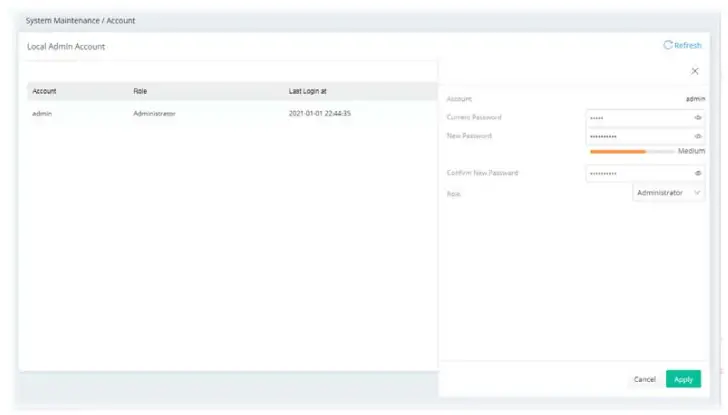 DrayTek Vigor 167 VDSL2 35b and ADSL2+ Modem - Changing Password