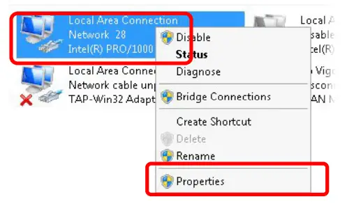 DrayTek Vigor 167 VDSL2 35b and ADSL2+ Modem - Connection
