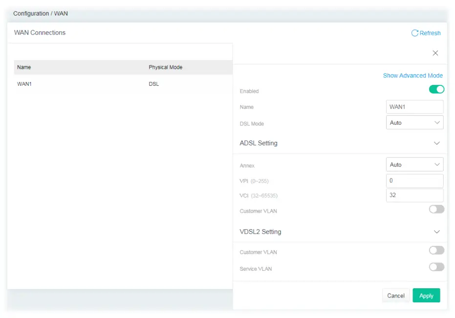 DrayTek Vigor 167 VDSL2 35b and ADSL2+ Modem - Description