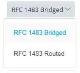 DrayTek Vigor 167 VDSL2 35b and ADSL2+ Modem - Encapsulation